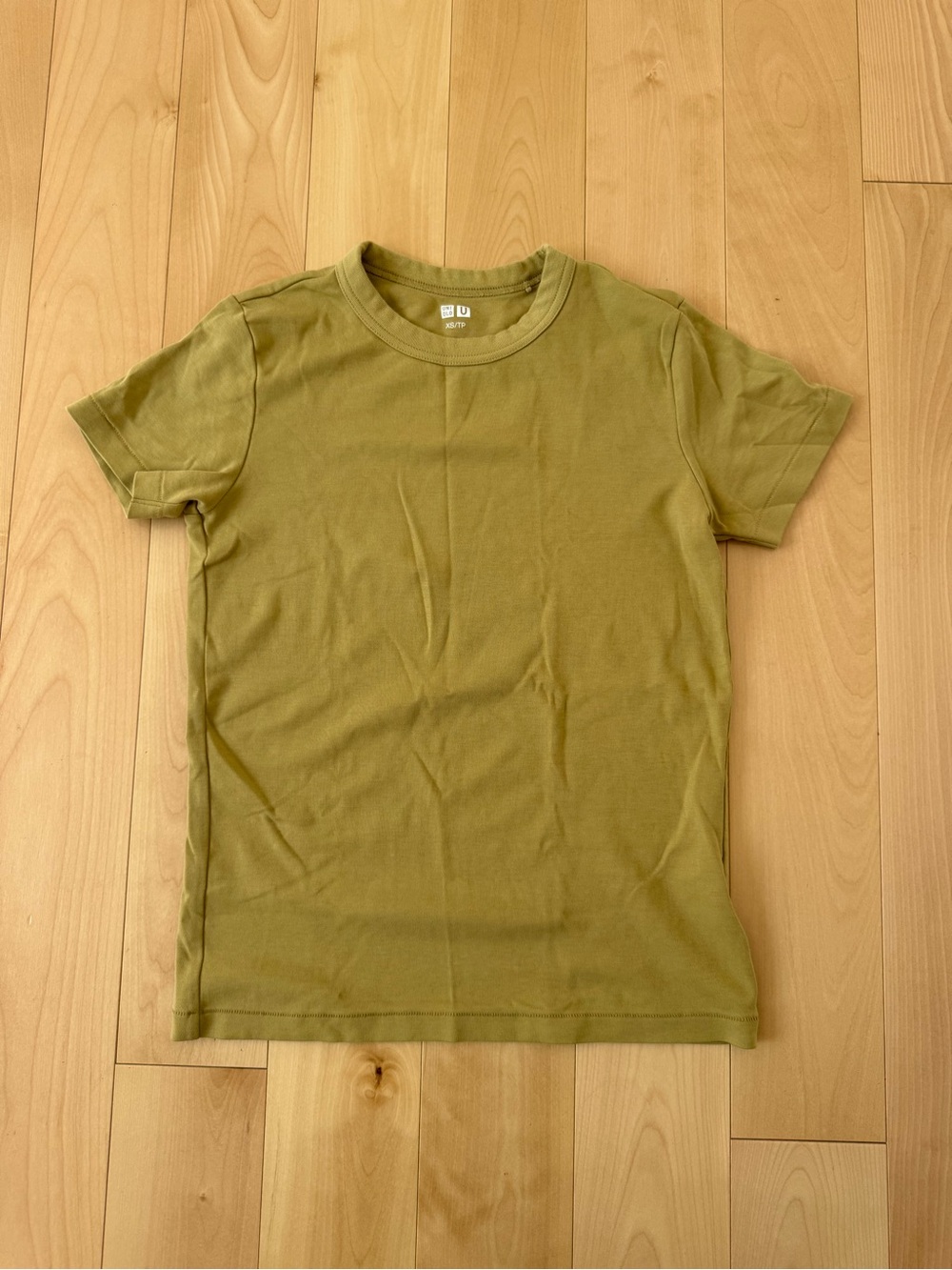 Uniqlo Olive Crewneck T-Shirt